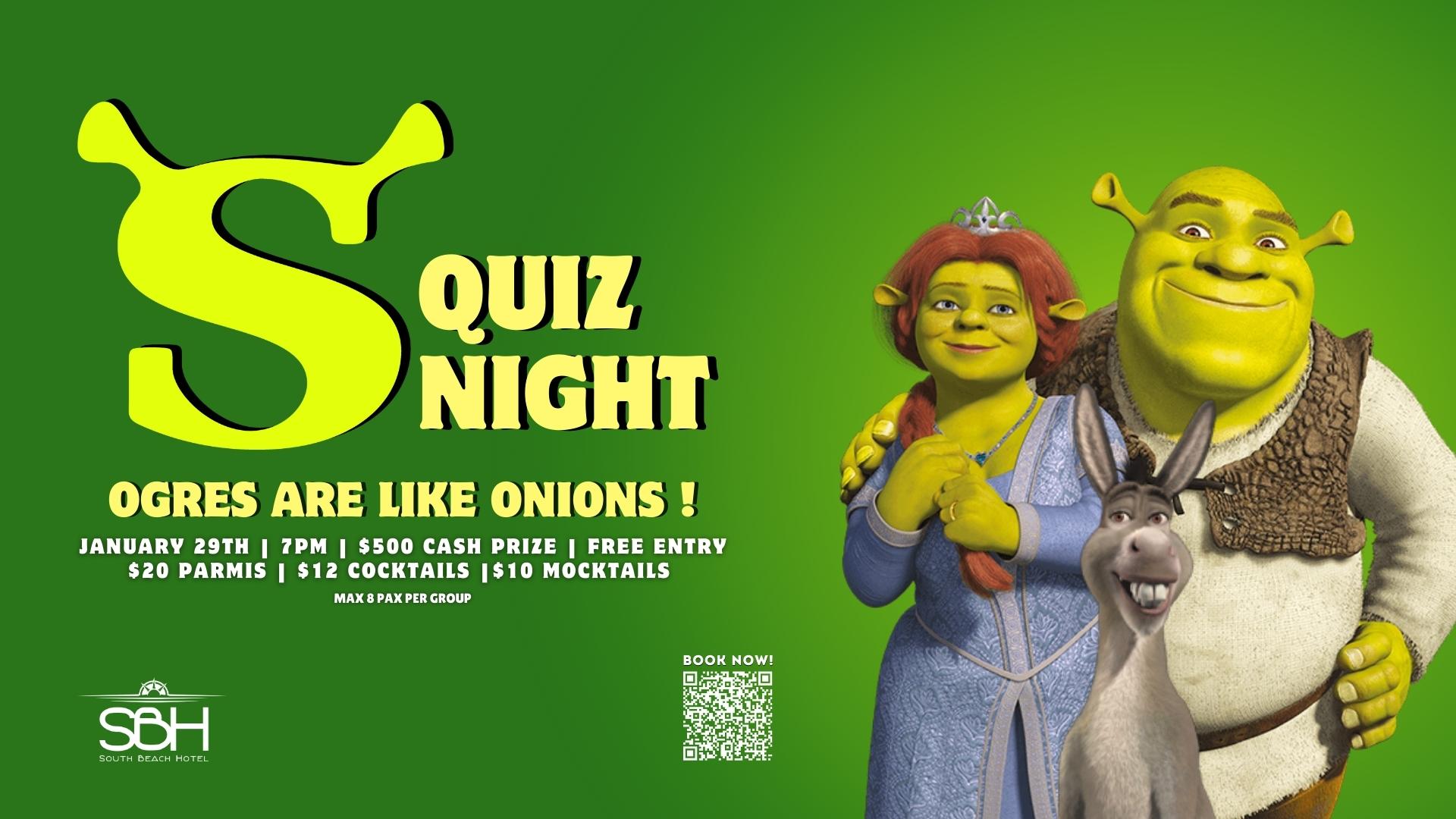 Orges are like onions Quiz Night at SBH! 🧅👑⁠